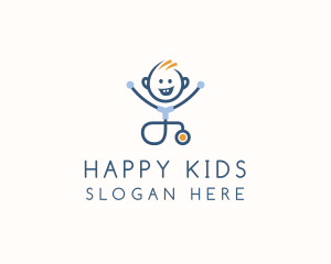 Happy Kid Pediatric  logo design