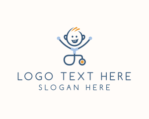 Pregnant - Happy Kid Pediatric logo design