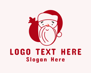 Christmas Santa Claus Logo