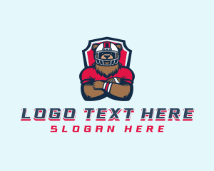 Tournament - Grizzly Bear Football logo design