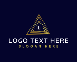 Luxury - Premium Triangle Investment logo design