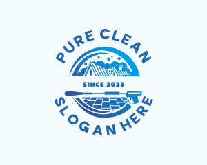 Cleaning Power Washing logo design