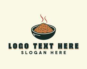 Bowl - Gourmet Rice Bowl logo design