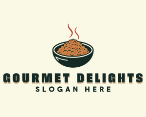 Gourmet Rice Bowl logo design