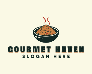 Gourmet Rice Bowl logo design