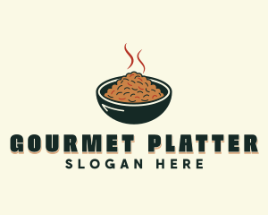 Gourmet Rice Bowl logo design