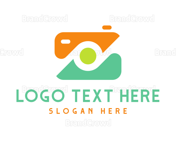 Abstract Photographer Camera Logo