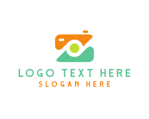 Abstract Photographer Camera Logo