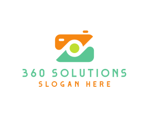 Abstract Photographer Camera logo design