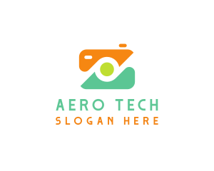 Abstract Photographer Camera logo design