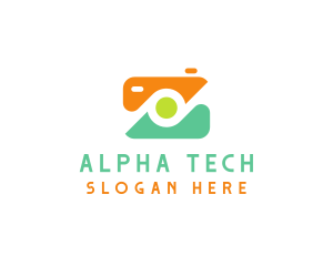 Abstract Photographer Camera logo design