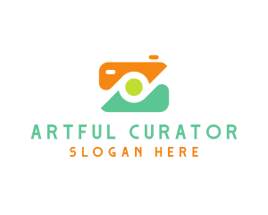 Abstract Photographer Camera logo design