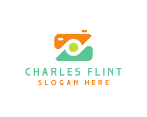 Abstract Photographer Camera logo design