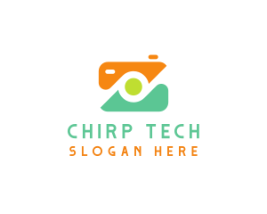 Abstract Photographer Camera logo design