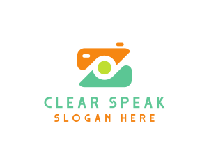 Abstract Photographer Camera logo design