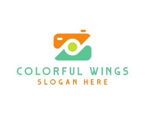 Abstract Photographer Camera logo design