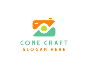 Abstract Photographer Camera logo design