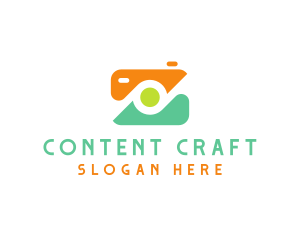 Abstract Photographer Camera logo design