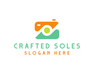 Abstract Photographer Camera logo design