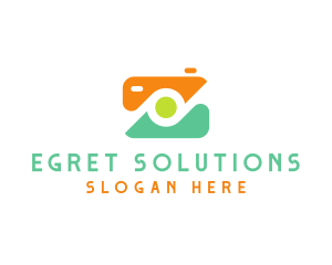 Abstract Photographer Camera logo design