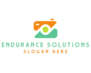 Abstract Photographer Camera logo design