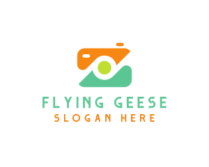 Abstract Photographer Camera logo design