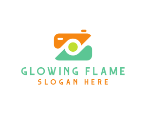 Abstract Photographer Camera logo design