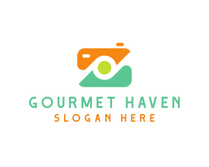 Abstract Photographer Camera logo design