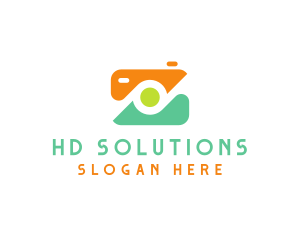 Abstract Photographer Camera logo design