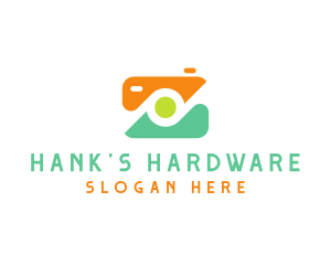 Abstract Photographer Camera logo design