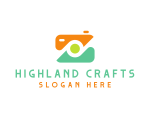 Abstract Photographer Camera logo design