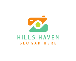 Abstract Photographer Camera logo design