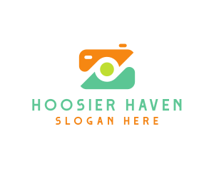 Abstract Photographer Camera logo design