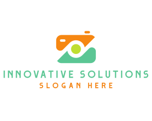 Abstract Photographer Camera logo design