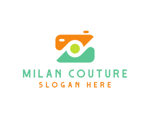 Abstract Photographer Camera logo design