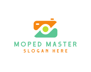 Abstract Photographer Camera logo design