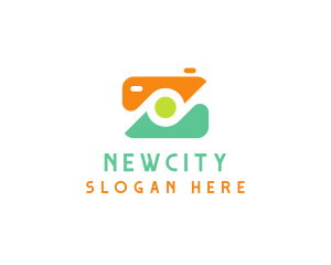 Abstract Photographer Camera logo design