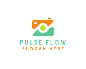 Abstract Photographer Camera logo design