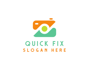 Abstract Photographer Camera logo design