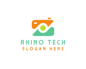 Abstract Photographer Camera logo design