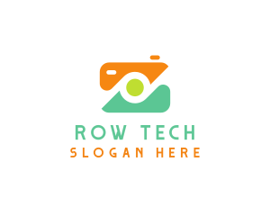 Abstract Photographer Camera logo design