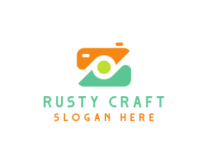 Abstract Photographer Camera logo design