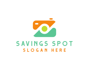 Abstract Photographer Camera logo design