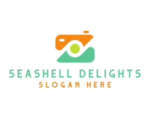 Abstract Photographer Camera logo design