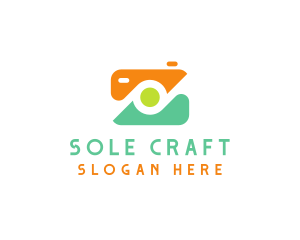 Abstract Photographer Camera logo design