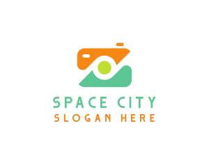 Abstract Photographer Camera logo design