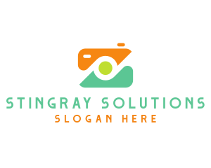 Abstract Photographer Camera logo design