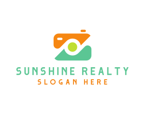 Abstract Photographer Camera logo design