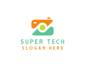 Abstract Photographer Camera logo design