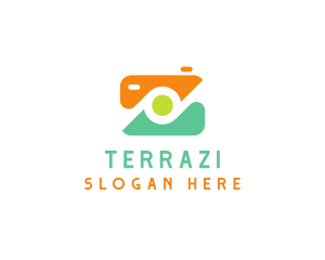 Abstract Photographer Camera logo design